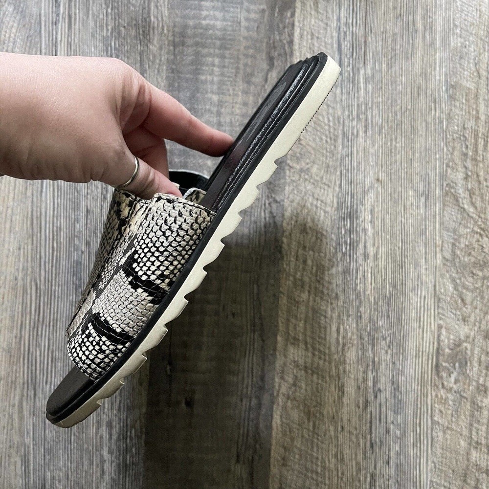 Sorel Python Ella Block Slide Sandals Size 7.5 - Picture 2 of 5